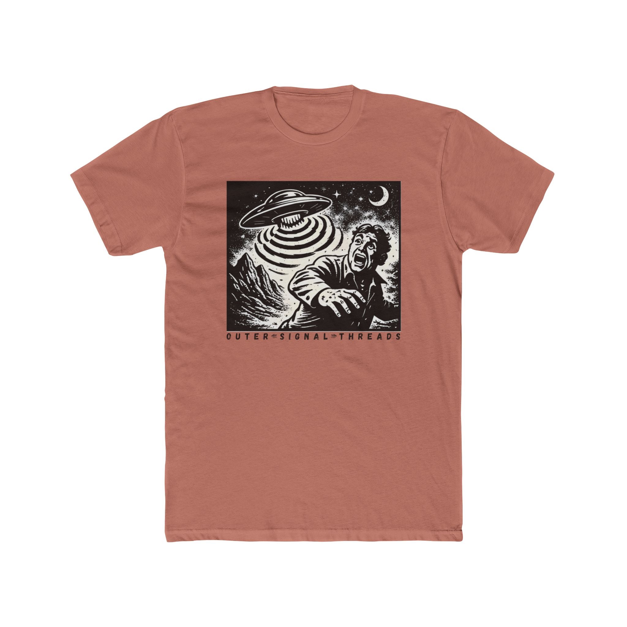 Cosmic Abduction Graphic Tee — 'Outer Signal Threads' Alien UFO T‑Shirt