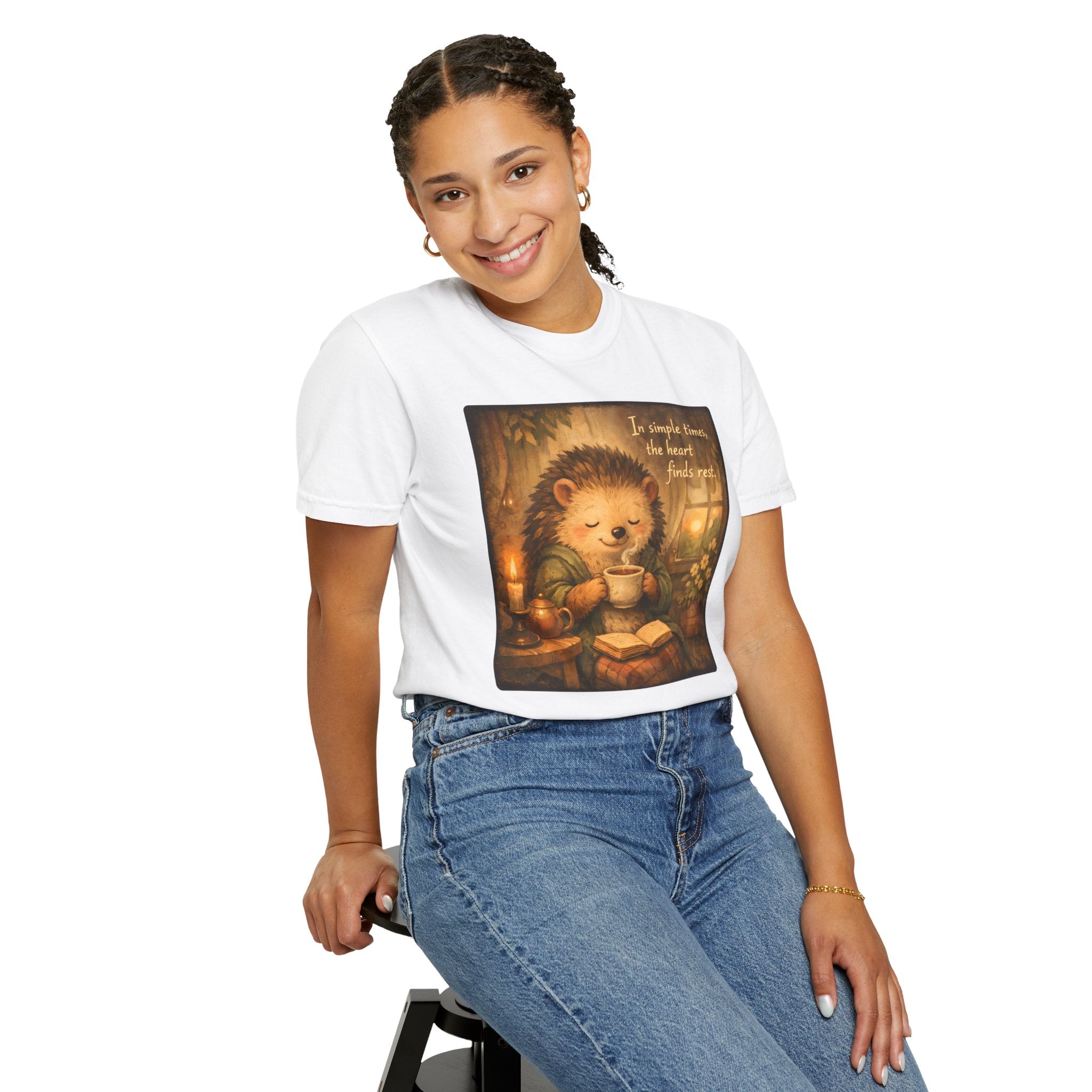 Simple Times Comfort Tee - Unisex Garment-Dyed T-shirt