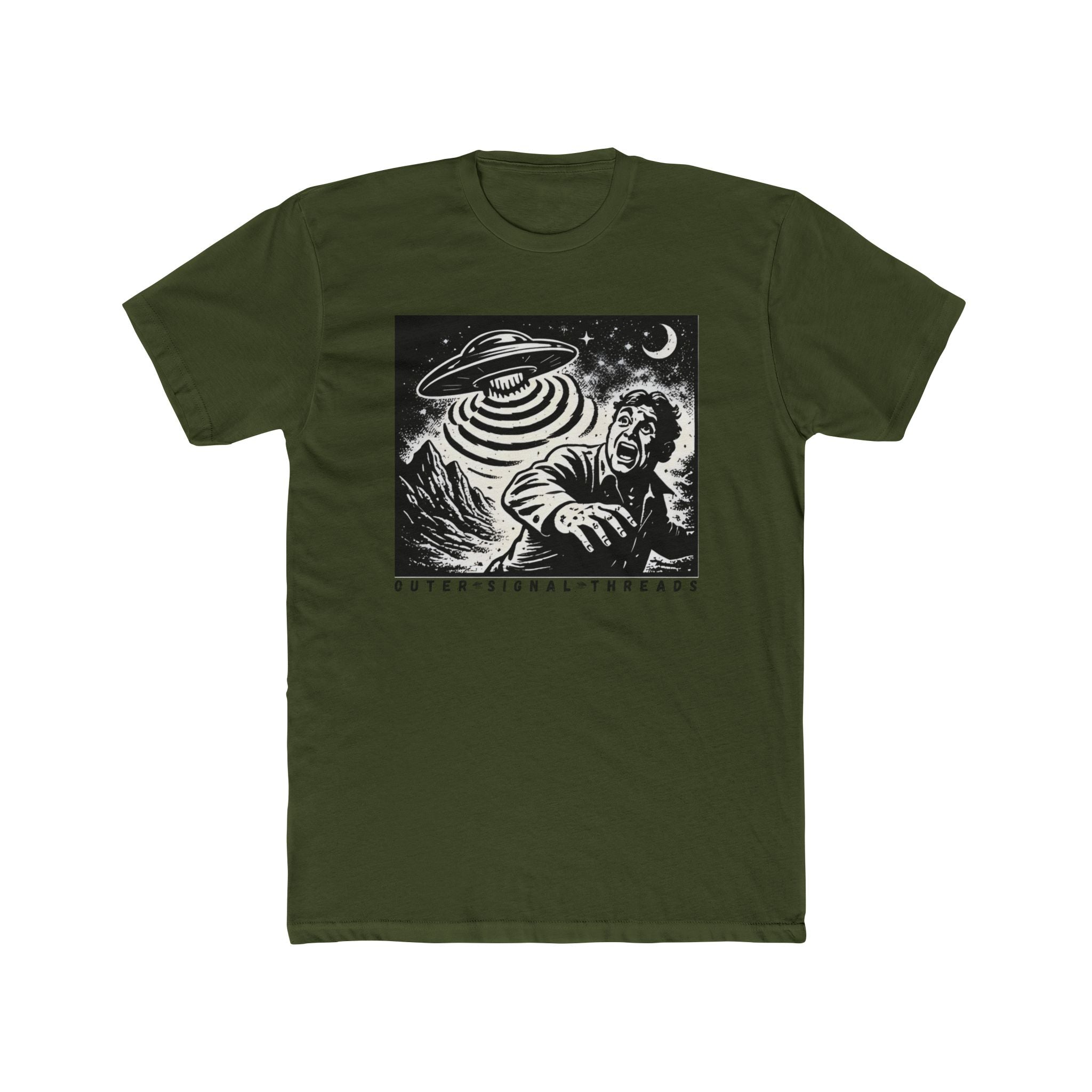 Cosmic Abduction Graphic Tee — 'Outer Signal Threads' Alien UFO T‑Shirt